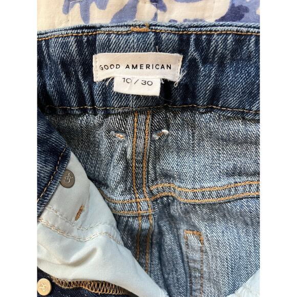 Good American | Good Boy Double Slit Size 10/30 Button Fly Jeans - Picture 5 of 10